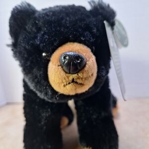 The Bearington Collection Baby Bandit Black Bear 2010S-Y 11" Ultra Soft Plush